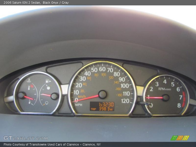 Black Onyx / Gray 2006 Saturn ION 2 Sedan