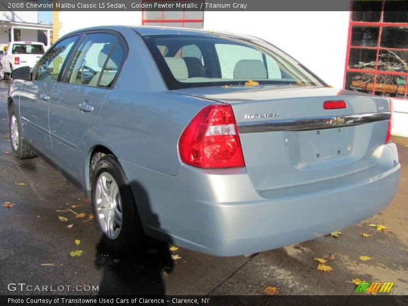 Golden Pewter Metallic / Titanium Gray 2008 Chevrolet Malibu Classic LS Sedan