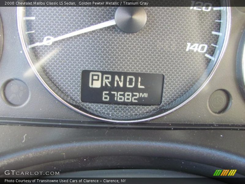 Golden Pewter Metallic / Titanium Gray 2008 Chevrolet Malibu Classic LS Sedan