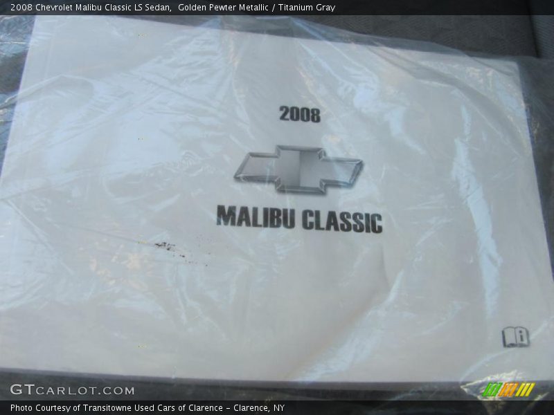 Golden Pewter Metallic / Titanium Gray 2008 Chevrolet Malibu Classic LS Sedan