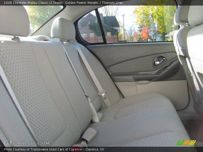 Golden Pewter Metallic / Titanium Gray 2008 Chevrolet Malibu Classic LS Sedan