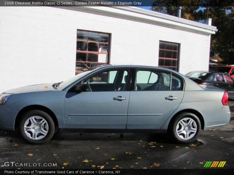 Golden Pewter Metallic / Titanium Gray 2008 Chevrolet Malibu Classic LS Sedan
