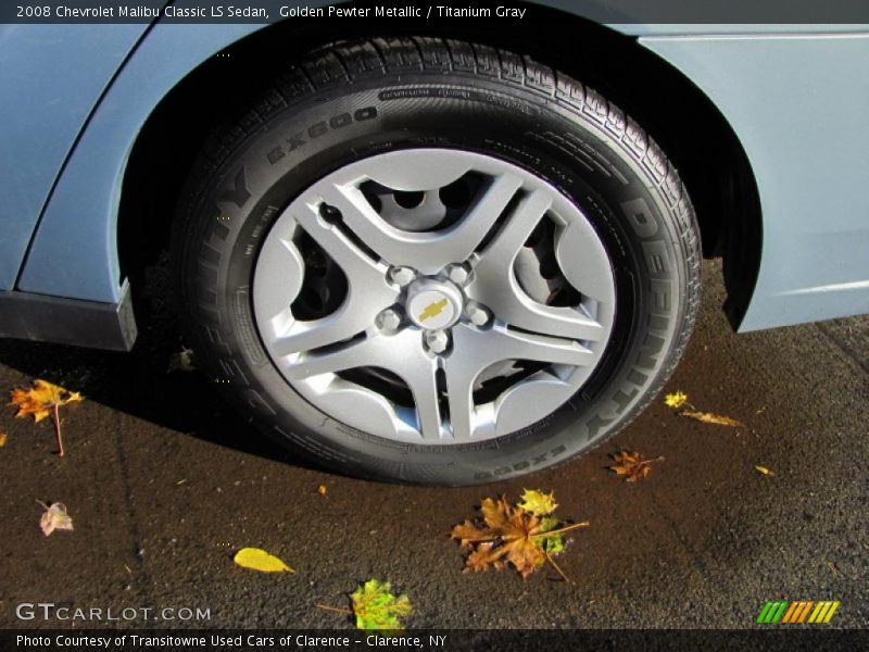 Golden Pewter Metallic / Titanium Gray 2008 Chevrolet Malibu Classic LS Sedan