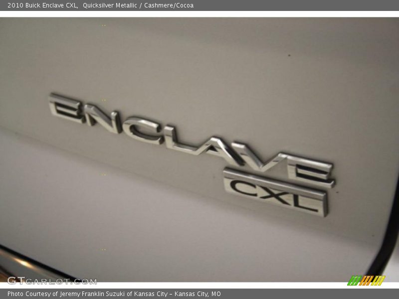 Quicksilver Metallic / Cashmere/Cocoa 2010 Buick Enclave CXL
