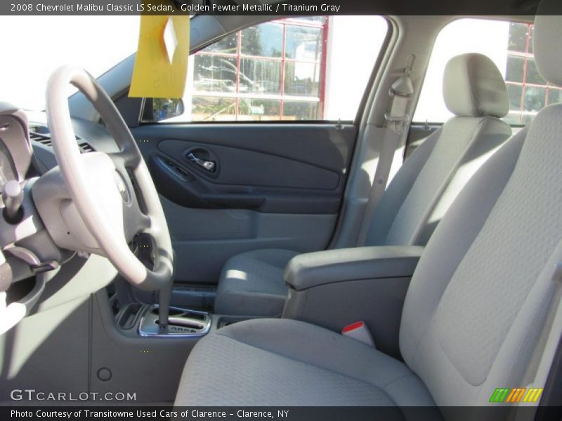 Golden Pewter Metallic / Titanium Gray 2008 Chevrolet Malibu Classic LS Sedan