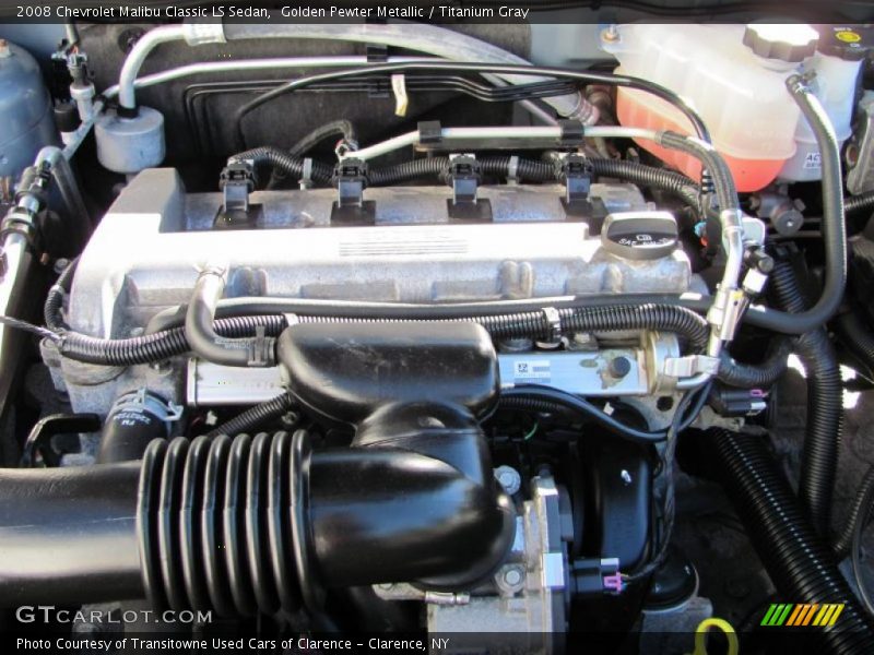 Golden Pewter Metallic / Titanium Gray 2008 Chevrolet Malibu Classic LS Sedan