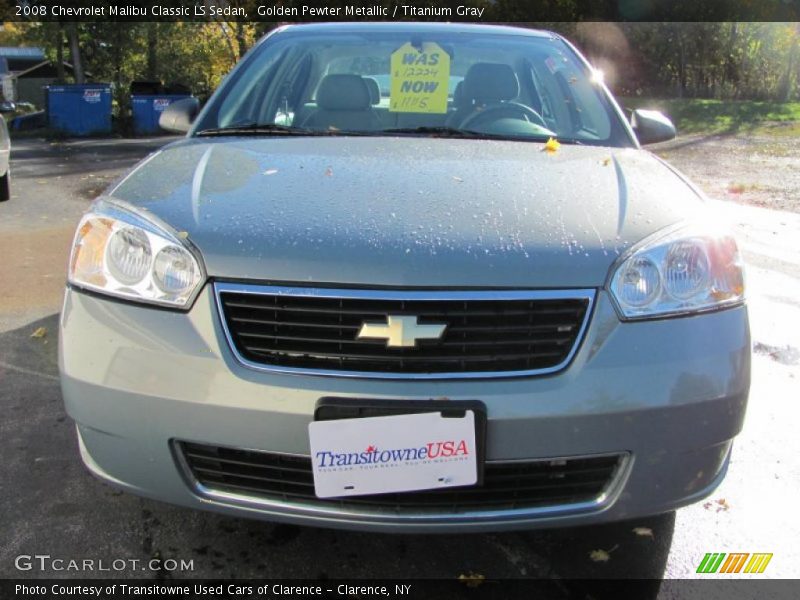 Golden Pewter Metallic / Titanium Gray 2008 Chevrolet Malibu Classic LS Sedan