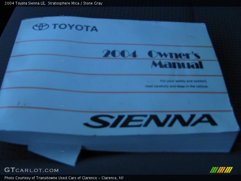 Stratosphere Mica / Stone Gray 2004 Toyota Sienna LE
