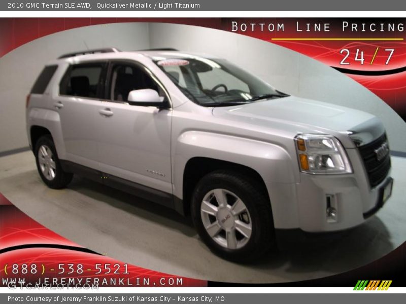 Quicksilver Metallic / Light Titanium 2010 GMC Terrain SLE AWD