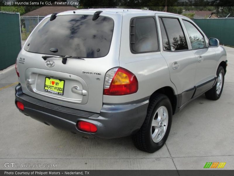 Pewter / Gray 2003 Hyundai Santa Fe GLS
