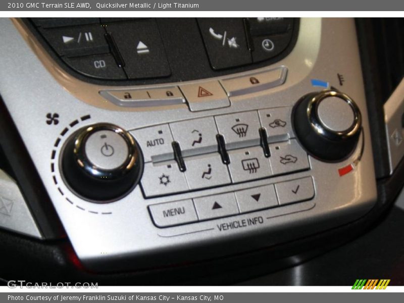 Controls of 2010 Terrain SLE AWD