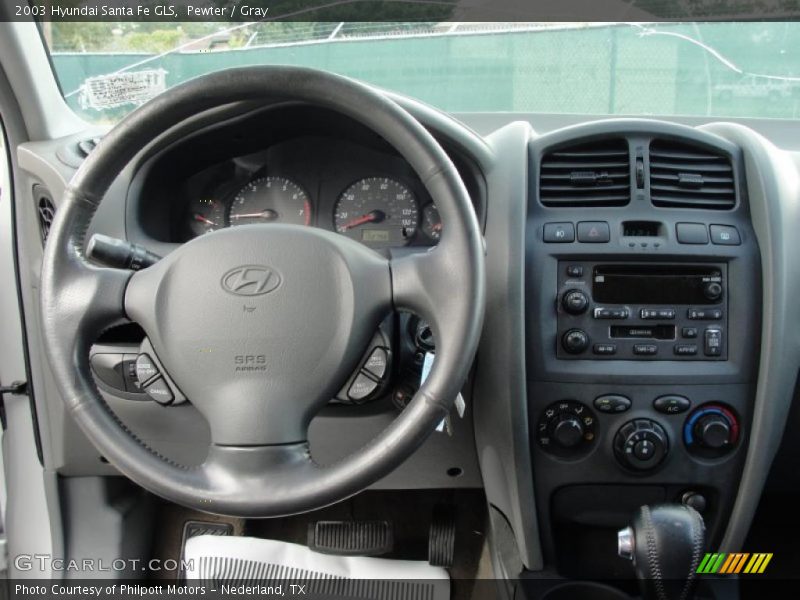 Dashboard of 2003 Santa Fe GLS