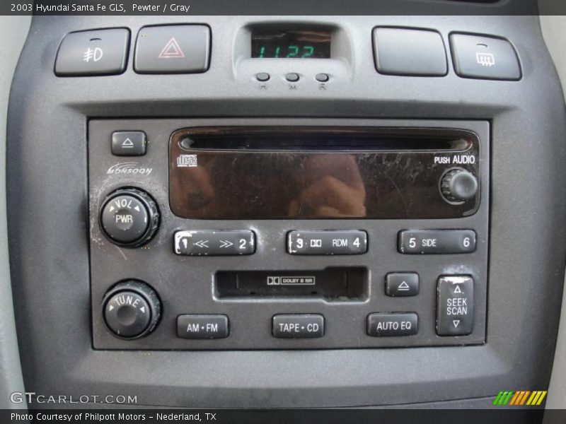 Controls of 2003 Santa Fe GLS