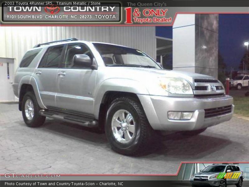 Titanium Metallic / Stone 2003 Toyota 4Runner SR5