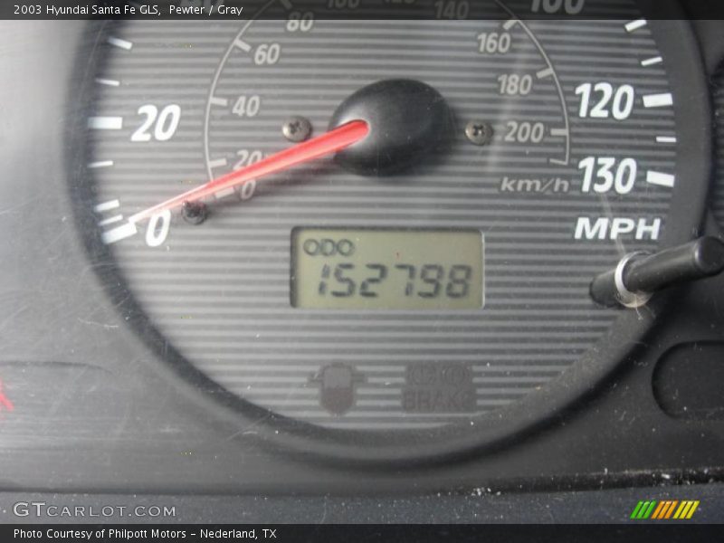 Pewter / Gray 2003 Hyundai Santa Fe GLS