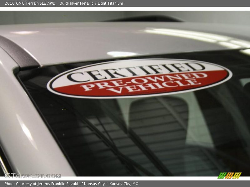 Quicksilver Metallic / Light Titanium 2010 GMC Terrain SLE AWD