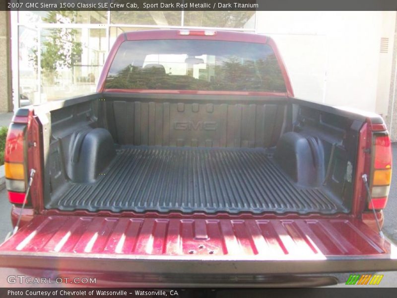 Sport Dark Red Metallic / Dark Titanium 2007 GMC Sierra 1500 Classic SLE Crew Cab