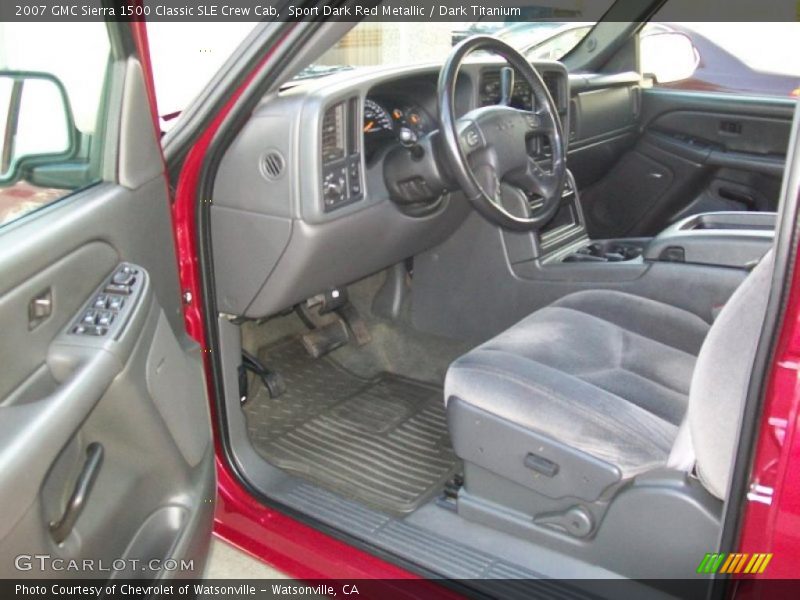 Dark Titanium Interior - 2007 Sierra 1500 Classic SLE Crew Cab 