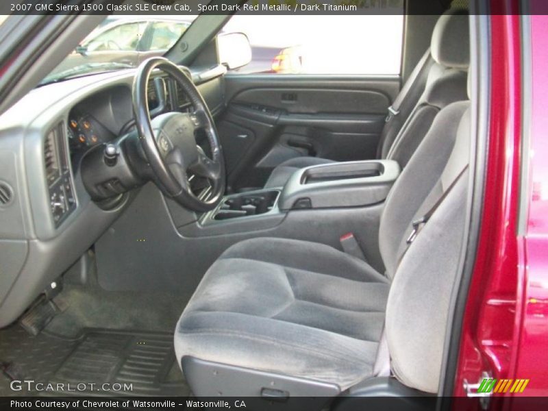  2007 Sierra 1500 Classic SLE Crew Cab Dark Titanium Interior