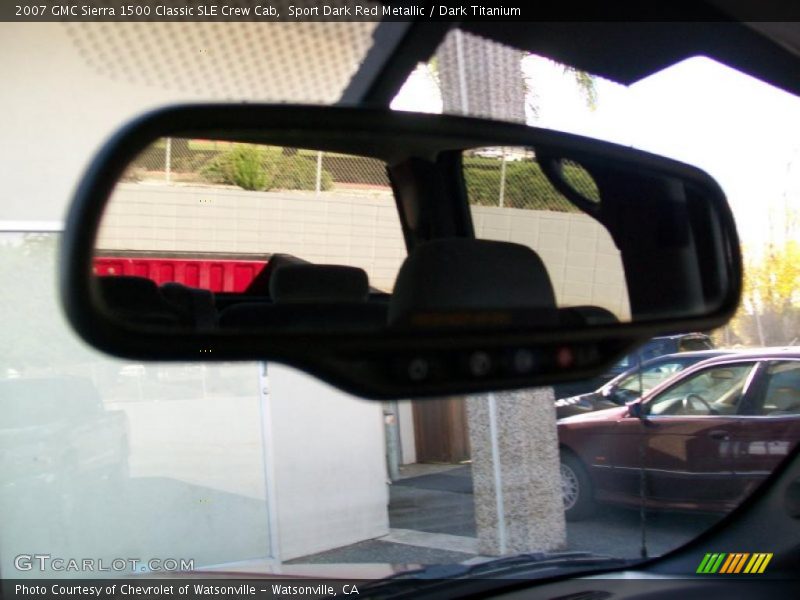 Sport Dark Red Metallic / Dark Titanium 2007 GMC Sierra 1500 Classic SLE Crew Cab