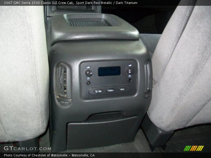 Sport Dark Red Metallic / Dark Titanium 2007 GMC Sierra 1500 Classic SLE Crew Cab