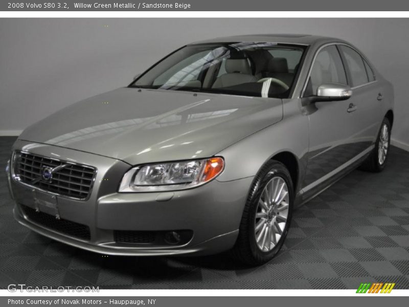Willow Green Metallic / Sandstone Beige 2008 Volvo S80 3.2