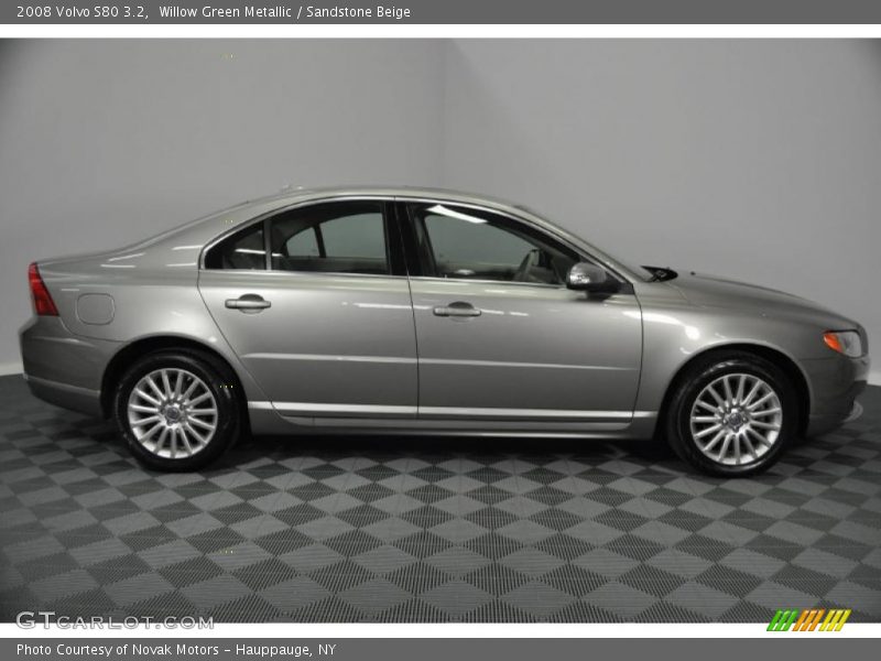 Willow Green Metallic / Sandstone Beige 2008 Volvo S80 3.2