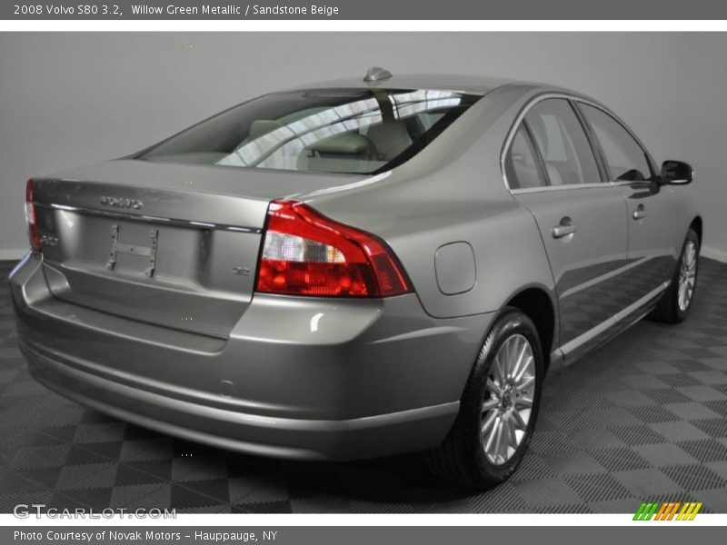 Willow Green Metallic / Sandstone Beige 2008 Volvo S80 3.2