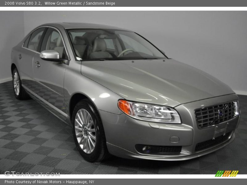 Willow Green Metallic / Sandstone Beige 2008 Volvo S80 3.2