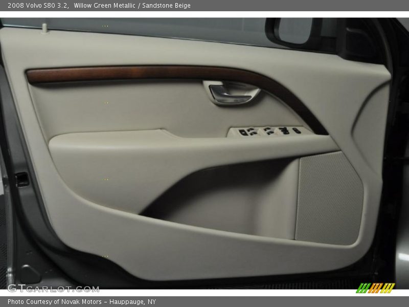 Willow Green Metallic / Sandstone Beige 2008 Volvo S80 3.2