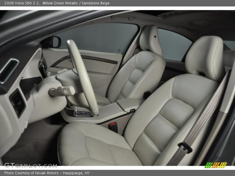 Willow Green Metallic / Sandstone Beige 2008 Volvo S80 3.2