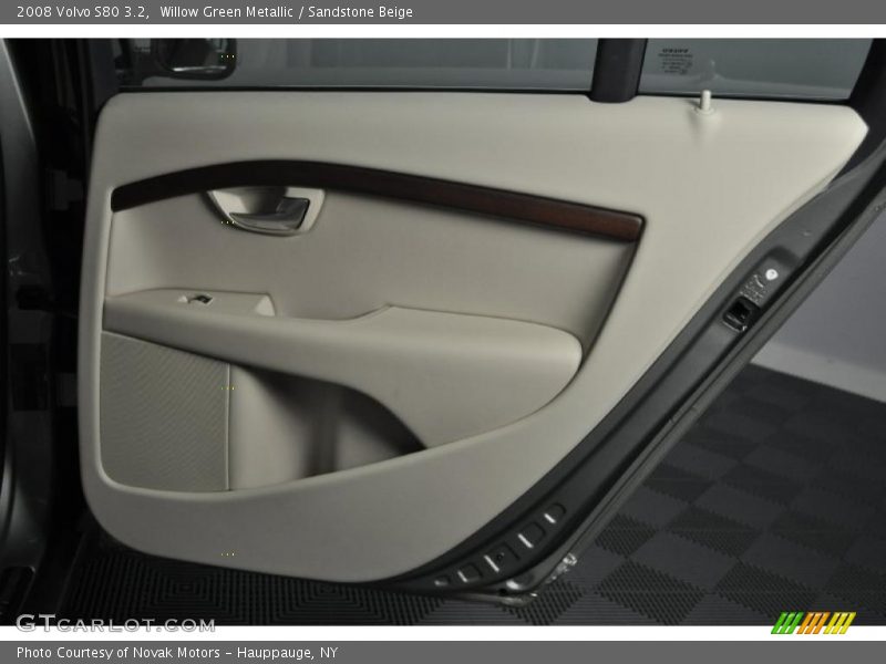 Willow Green Metallic / Sandstone Beige 2008 Volvo S80 3.2