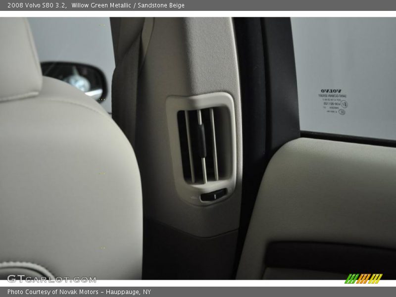 Willow Green Metallic / Sandstone Beige 2008 Volvo S80 3.2