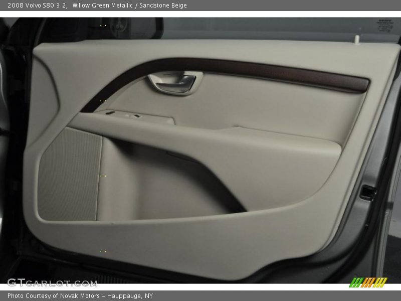 Willow Green Metallic / Sandstone Beige 2008 Volvo S80 3.2