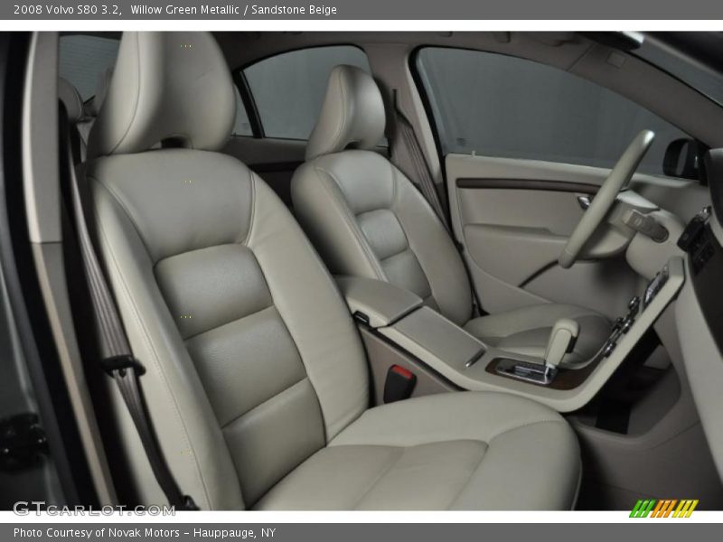 Willow Green Metallic / Sandstone Beige 2008 Volvo S80 3.2