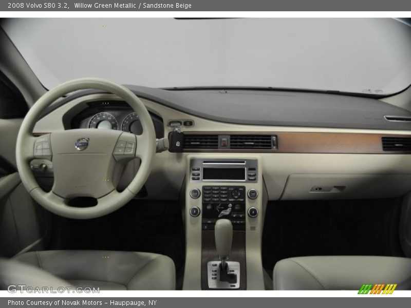 Willow Green Metallic / Sandstone Beige 2008 Volvo S80 3.2