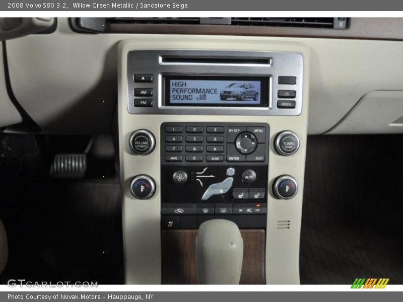 Willow Green Metallic / Sandstone Beige 2008 Volvo S80 3.2