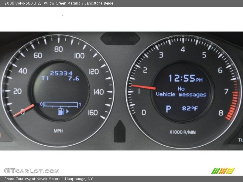 Willow Green Metallic / Sandstone Beige 2008 Volvo S80 3.2