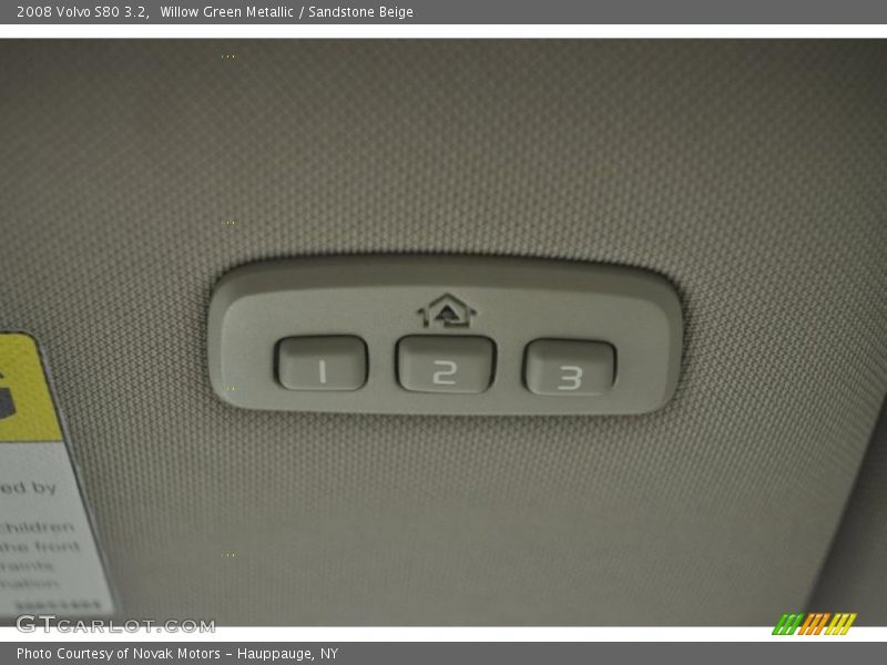 Willow Green Metallic / Sandstone Beige 2008 Volvo S80 3.2
