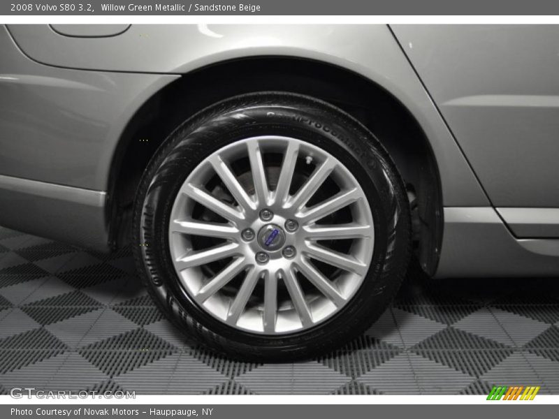 Willow Green Metallic / Sandstone Beige 2008 Volvo S80 3.2