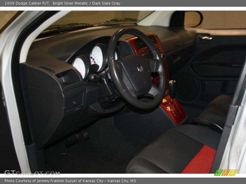 Bright Silver Metallic / Dark Slate Gray 2009 Dodge Caliber R/T