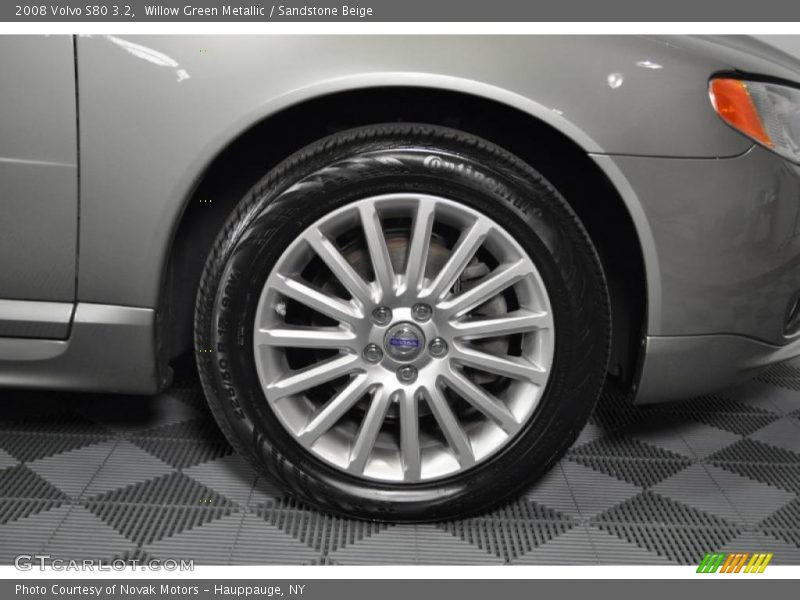Willow Green Metallic / Sandstone Beige 2008 Volvo S80 3.2