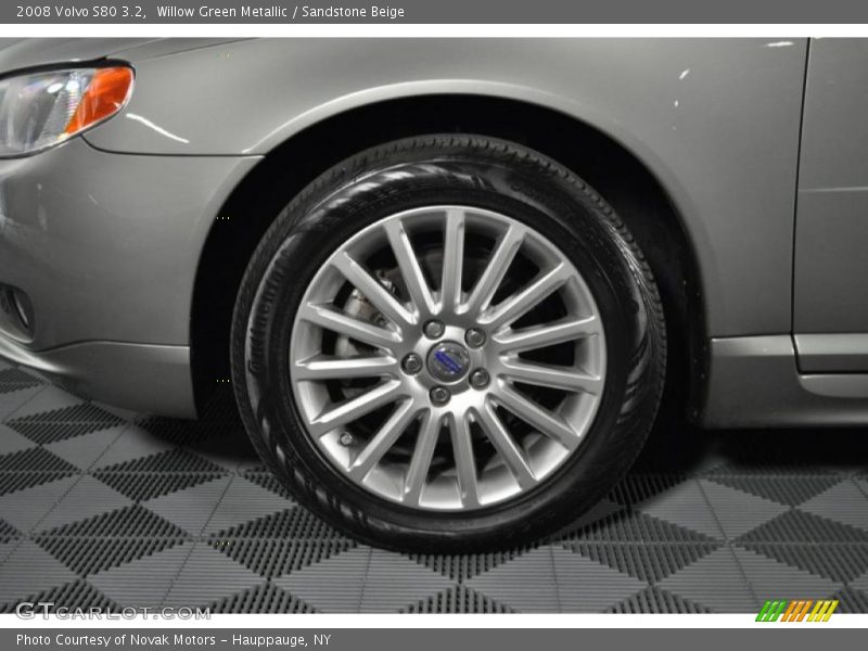 Willow Green Metallic / Sandstone Beige 2008 Volvo S80 3.2