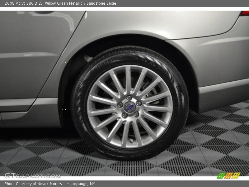 Willow Green Metallic / Sandstone Beige 2008 Volvo S80 3.2