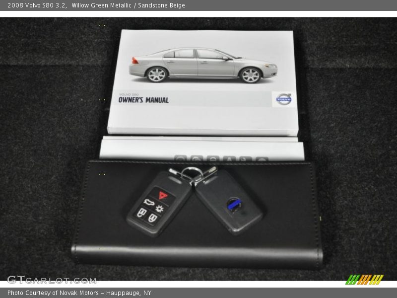 Willow Green Metallic / Sandstone Beige 2008 Volvo S80 3.2