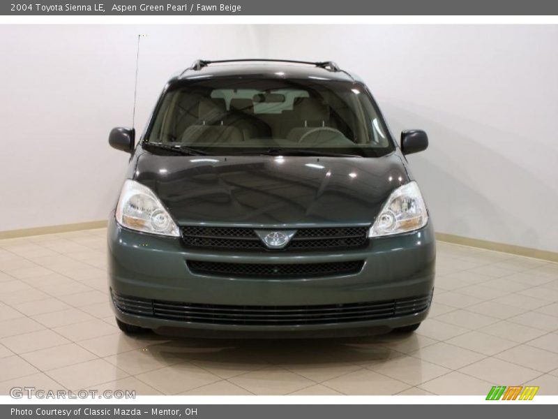 Aspen Green Pearl / Fawn Beige 2004 Toyota Sienna LE
