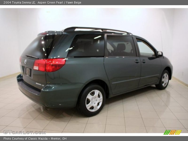 Aspen Green Pearl / Fawn Beige 2004 Toyota Sienna LE