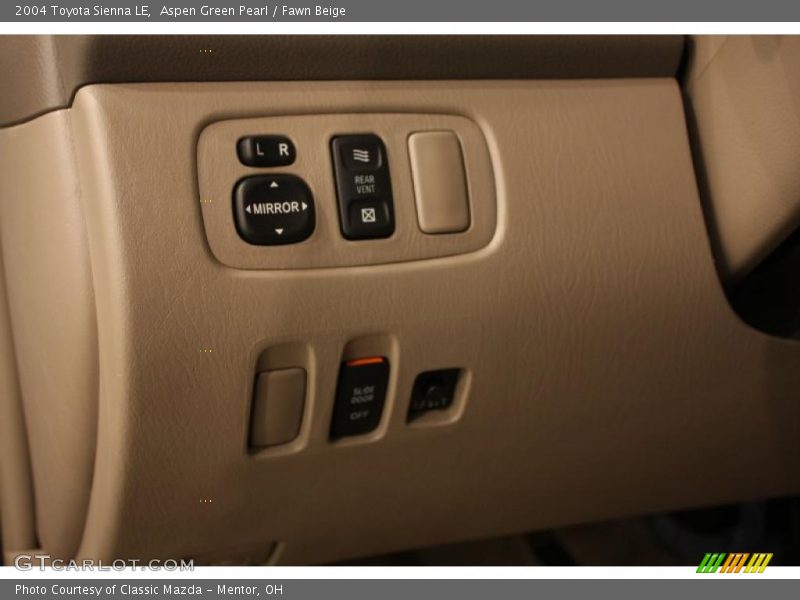 Aspen Green Pearl / Fawn Beige 2004 Toyota Sienna LE