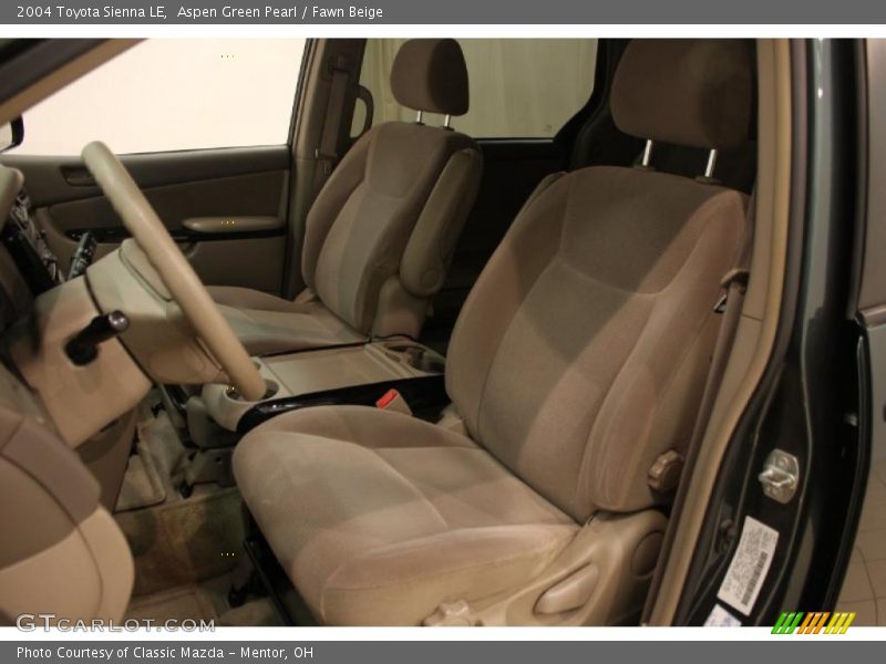 Aspen Green Pearl / Fawn Beige 2004 Toyota Sienna LE
