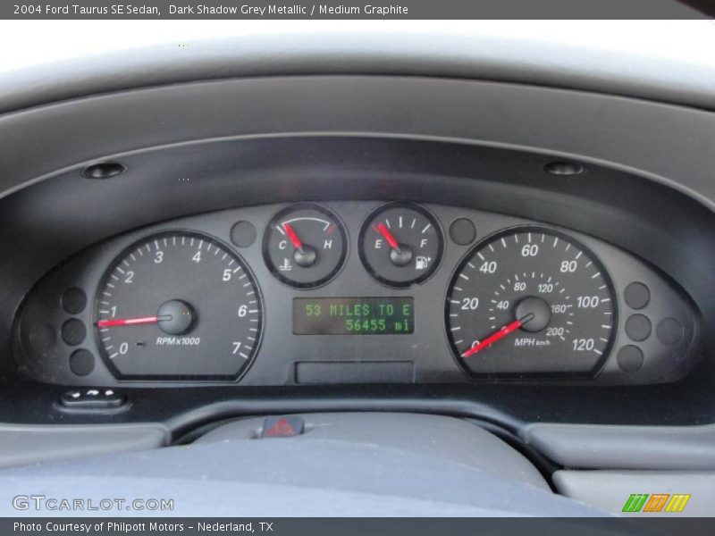  2004 Taurus SE Sedan SE Sedan Gauges